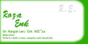 roza enk business card